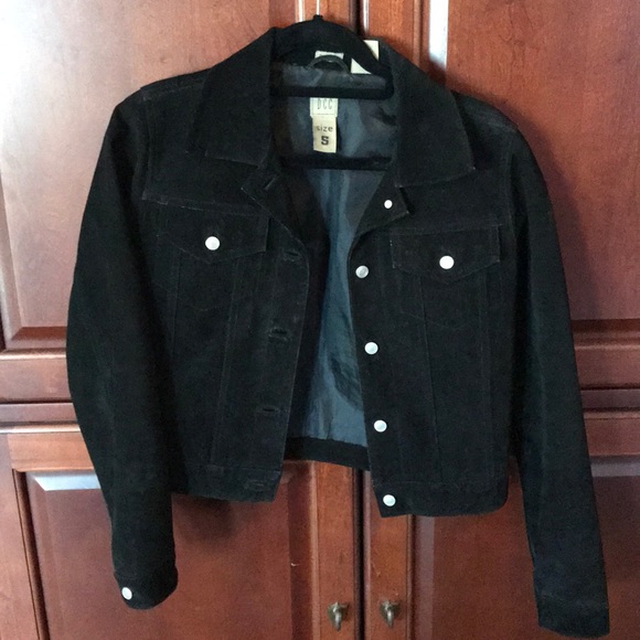 DCC black suede small jacket size small - Picture 2 of 7